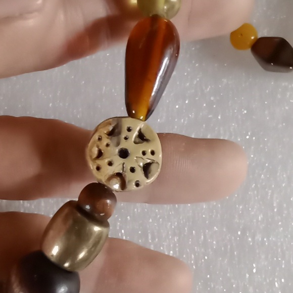 Multi Beaded Necklace #A320 - Picture 12 of 14